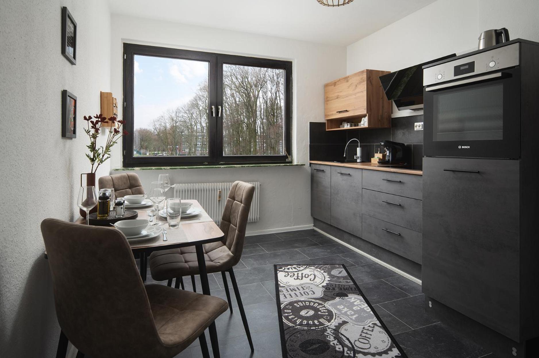 1-4 Gaeste Wohnung W-Lan, Netflix, Amazon, Parken, Arbeitsplatz, 24H Check In ,Vollausgestattet Kueche, Handtuecher Seife U,V,M Fuer Geschaeftsreisende, Paare, Familien , ダッテルン エクステリア 写真